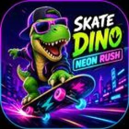 أيقونة Skate Dino: Neon Rush